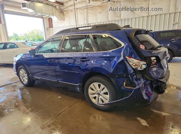 4S4BSAHC1H3395142 2017 SUBARU OUTBACK Blue Rear left