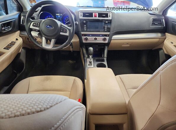 4S4BSAHC1H3395142 2017 SUBARU OUTBACK Blue Dashboard view
