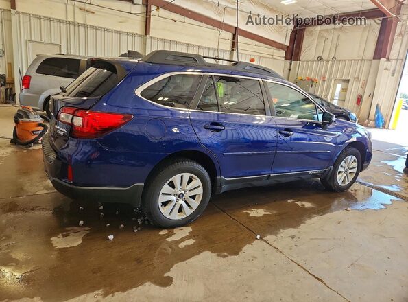 4S4BSAHC1H3395142 2017 SUBARU OUTBACK Blue Rear right