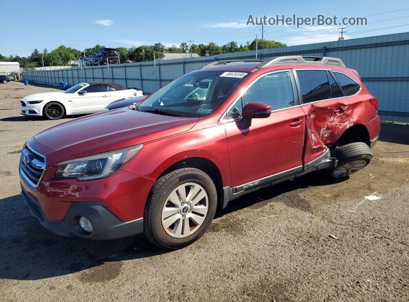 4S4BSAHC1K3207405 2019 SUBARU OUTBACK Red Հետևի ձախ