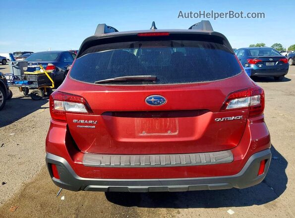 4S4BSAHC1K3207405 2019 SUBARU OUTBACK Red Սալոնի հետևի տեսք