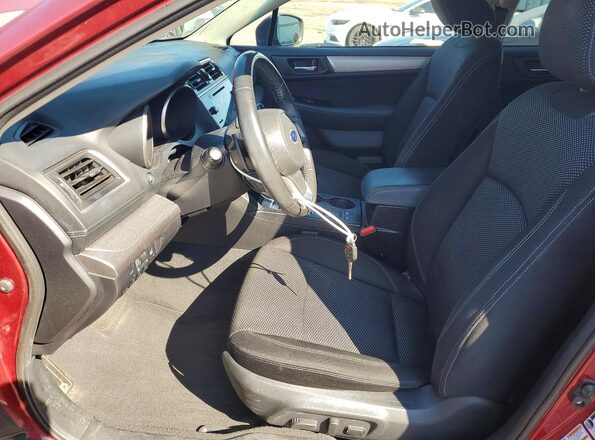 4S4BSAHC1K3207405 2019 SUBARU OUTBACK Red Սալոնի 360 աստիճան տեսք