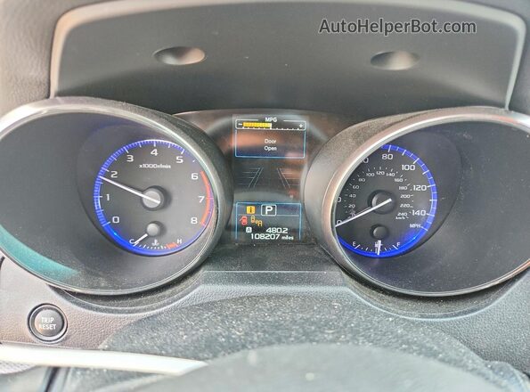 4S4BSAHC1K3255048 2019 SUBARU OUTBACK Blue Widok zestawu wskaźników