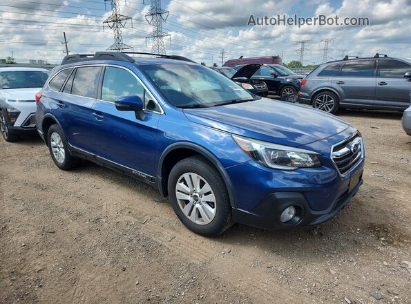 4S4BSAHC1K3255048 2019 SUBARU OUTBACK Blue Przód prawy