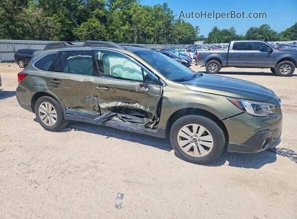 4S4BSAHC1K3332436 2019 SUBARU OUTBACK Green Передня права чверть