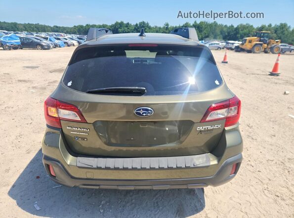 4S4BSAHC1K3332436 2019 SUBARU OUTBACK Green Вид ззаду