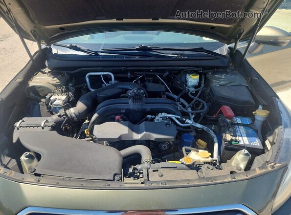 4S4BSAHC1K3332436 2019 SUBARU OUTBACK Green Вид задньої частини салону