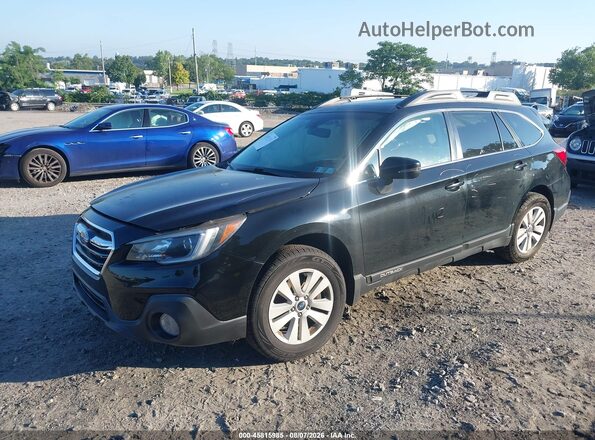 4S4BSAHC1K3338477 2019 SUBARU OUTBACK Black წინა მარცხენა ხედი სამი მეოთხედიდან