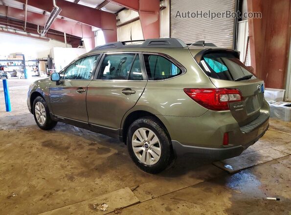 4S4BSAHC3H3206331 2017 SUBARU OUTBACK Зеленый Задняя левая четверть