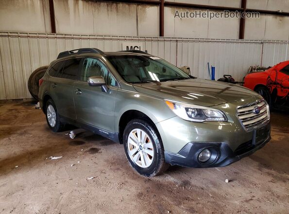 4S4BSAHC3H3206331 2017 SUBARU OUTBACK Зеленый Передняя правая четверть