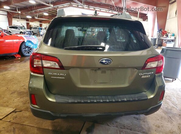 4S4BSAHC3H3206331 2017 SUBARU OUTBACK Зеленый Вид сзади