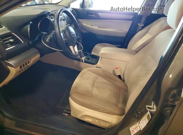 4S4BSAHC3H3206331 2017 SUBARU OUTBACK Зеленый Вид салона спереди
