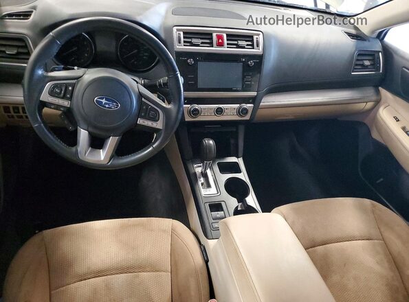 4S4BSAHC3H3206331 2017 SUBARU OUTBACK Зеленый Вид панели приборов