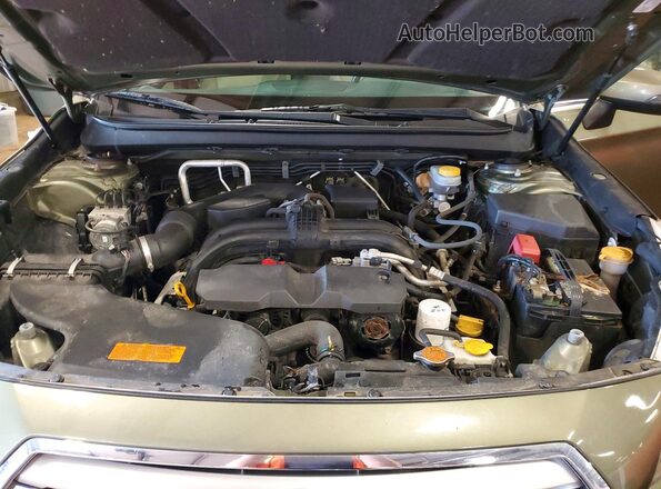 4S4BSAHC3H3206331 2017 SUBARU OUTBACK Зеленый Вид подкапотного пространства
