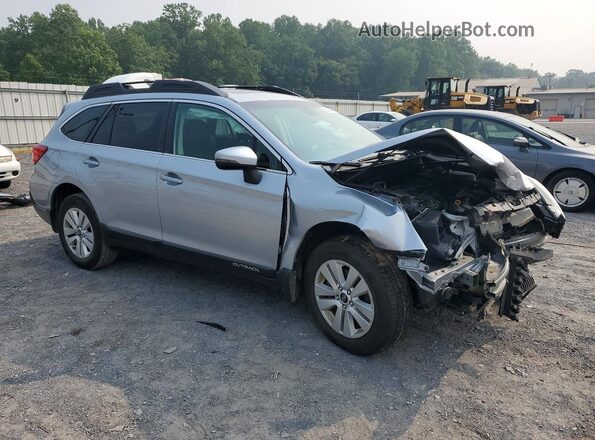 4S4BSAHC3K3395473 2019 SUBARU OUTBACK Серебряный Передняя правая четверть