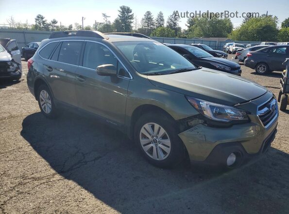 4S4BSAHC4J3234080 2018 SUBARU OUTBACK Green Передня права чверть