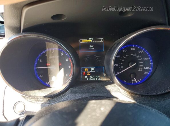 4S4BSAHC4J3234080 2018 SUBARU OUTBACK Green Вид щитка приладів