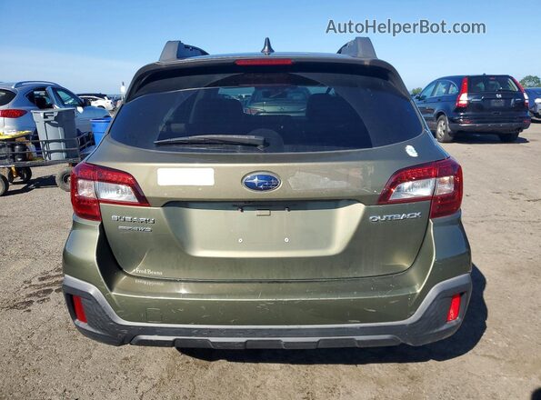 4S4BSAHC4J3234080 2018 SUBARU OUTBACK Green Вид ззаду