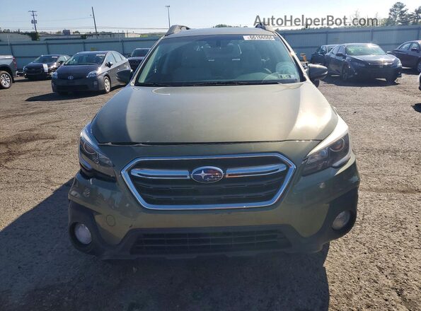 4S4BSAHC4J3234080 2018 SUBARU OUTBACK Green Вид спереду
