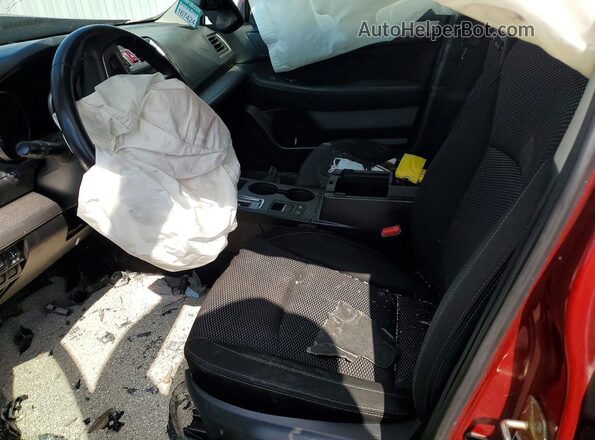 4S4BSAHC5H3379459 2017 SUBARU OUTBACK Red Вид салону спереду