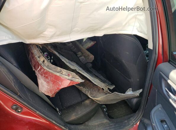 4S4BSAHC5H3379459 2017 SUBARU OUTBACK Red Вид задніх сидінь
