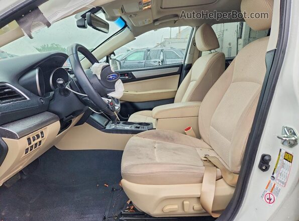 4S4BSAHC5K3231805 2019 SUBARU OUTBACK White Սալոնի դիմացի տեսք