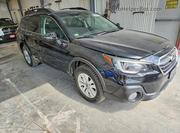 4S4BSAHC5K3244182 2019 SUBARU OUTBACK Черный Передняя правая четверть