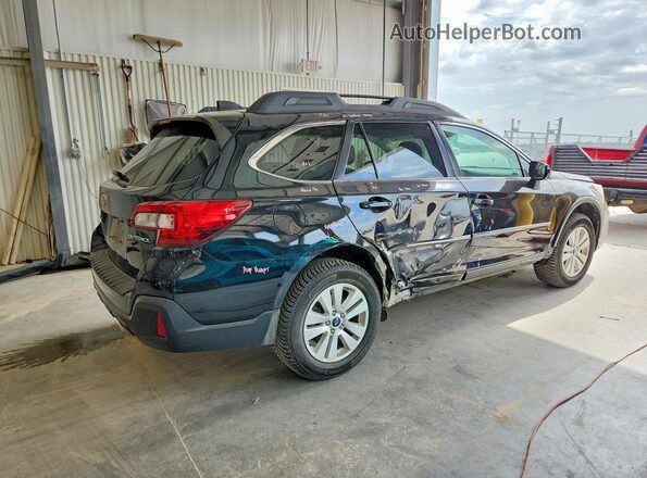 4S4BSAHC5K3244182 2019 SUBARU OUTBACK Черный Задняя правая четверть