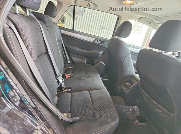 4S4BSAHC5K3244182 2019 SUBARU OUTBACK Черный Вид задних сидений