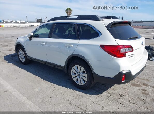 4S4BSAHC5K3319544 2019 SUBARU OUTBACK White Rear left