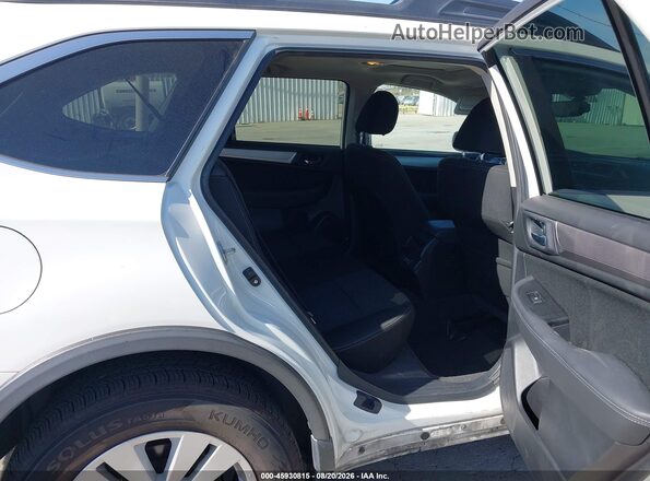 4S4BSAHC5K3319544 2019 SUBARU OUTBACK White VIN sticker view