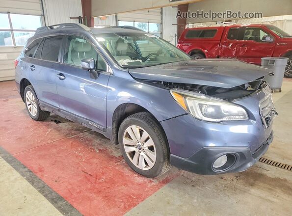4S4BSAHC7H3219244 2017 SUBARU OUTBACK Blue Delantero derecho