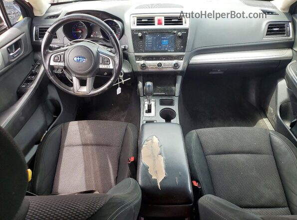4S4BSAHC7H3255273 2017 SUBARU OUTBACK Burgundy Vista del salpicadero