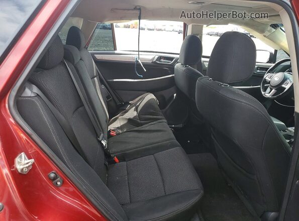 4S4BSAHC7H3255273 2017 SUBARU OUTBACK Burgundy Vista interior trasera