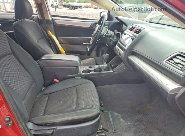 4S4BSAHC7H3255273 2017 SUBARU OUTBACK Burgundy Vista interior delantera