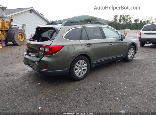 4S4BSAHC7H3316637 2017 SUBARU OUTBACK Зеленый Задняя правая четверть