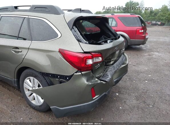 4S4BSAHC7H3316637 2017 SUBARU OUTBACK Зеленый Вид спереди