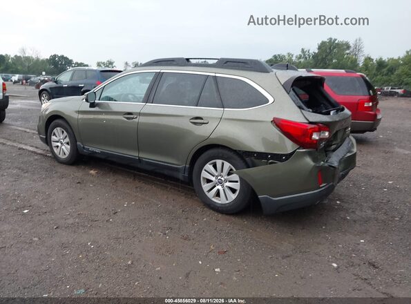 4S4BSAHC7H3316637 2017 SUBARU OUTBACK Зеленый Задняя левая четверть