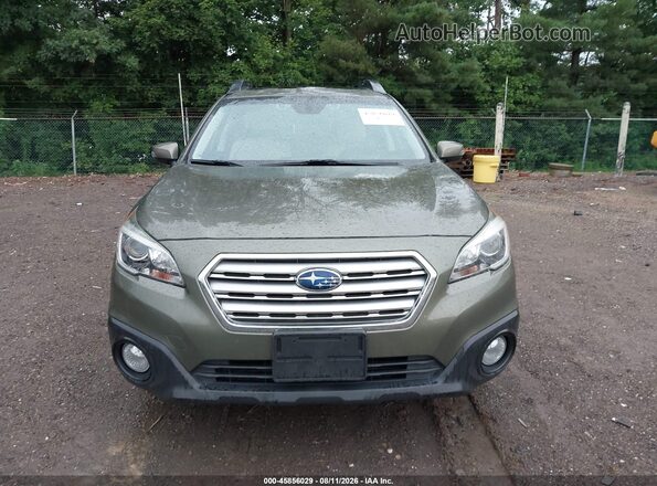 4S4BSAHC7H3316637 2017 SUBARU OUTBACK Зеленый Вид щитка приборов