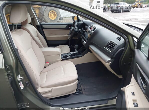 4S4BSAHC7H3316637 2017 SUBARU OUTBACK Зеленый Вид салона спереди