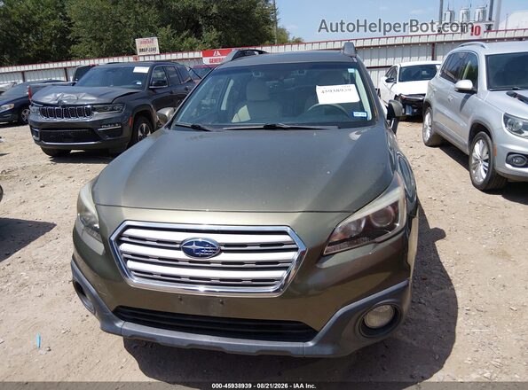 4S4BSAHC7H3389247 2017 SUBARU OUTBACK Green ხელსაწყოთა პანელის ხედი