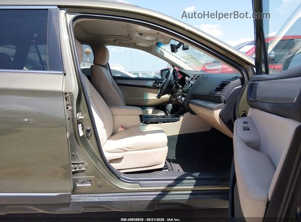 4S4BSAHC7H3389247 2017 SUBARU OUTBACK Green წინა სალონის ხედი