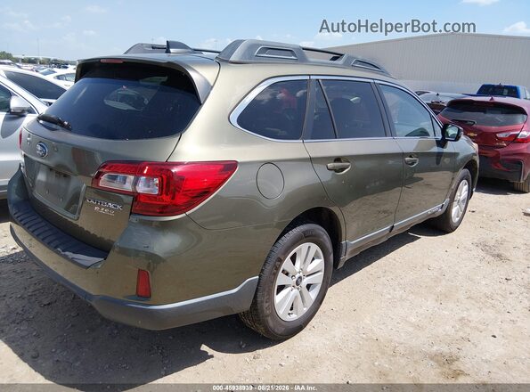 4S4BSAHC7H3389247 2017 SUBARU OUTBACK Green წინა ხედი