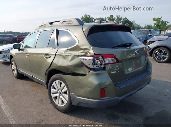 4S4BSAHC9G3232494 2016 SUBARU OUTBACK Green Vista frontal