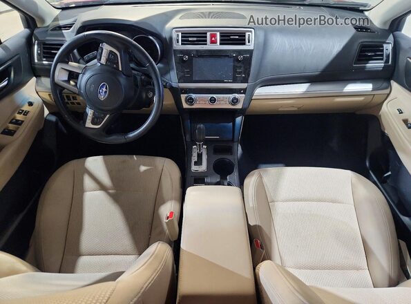 4S4BSAHC9H3238524 2017 SUBARU OUTBACK Brown Առջևի վահանակի տեսք