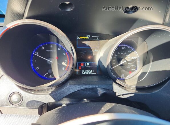 4S4BSAHC9K3205935 2019 SUBARU OUTBACK Blue ხელსაწყოთა პანელის ხედი