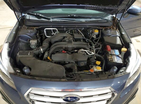 4S4BSAHCXH3243246 2017 SUBARU OUTBACK Blue ძრავის განყოფილების ხედი