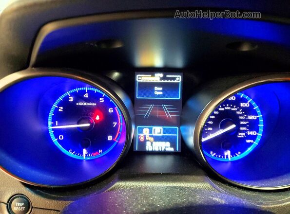 4S4BSAHCXH3243246 2017 SUBARU OUTBACK Blue ხელსაწყოთა პანელის ხედი