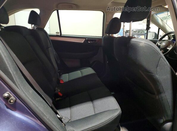 4S4BSAHCXH3243246 2017 SUBARU OUTBACK Blue უკანა სალონის ხედი