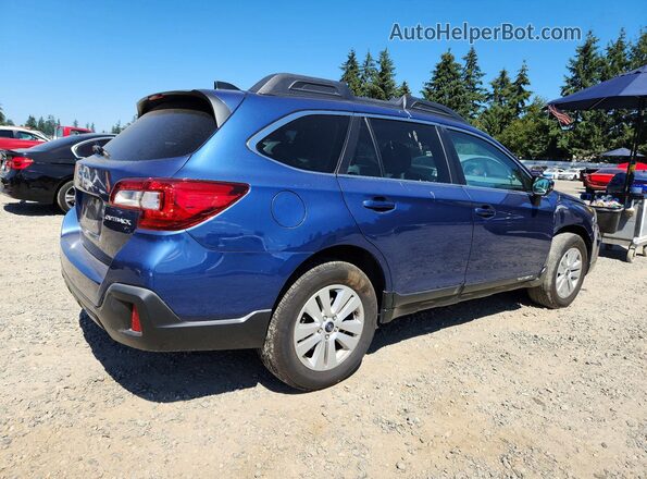 4S4BSAHCXK3239785 2019 SUBARU OUTBACK Blue Задня права чверть